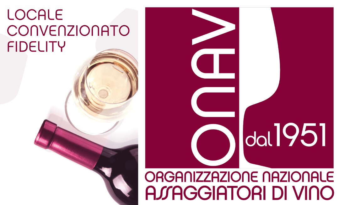 Wine glass with ONAV logo